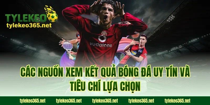 Các nguồn xem kết quả bóng đá uy tín và tiêu chí lựa chọn
